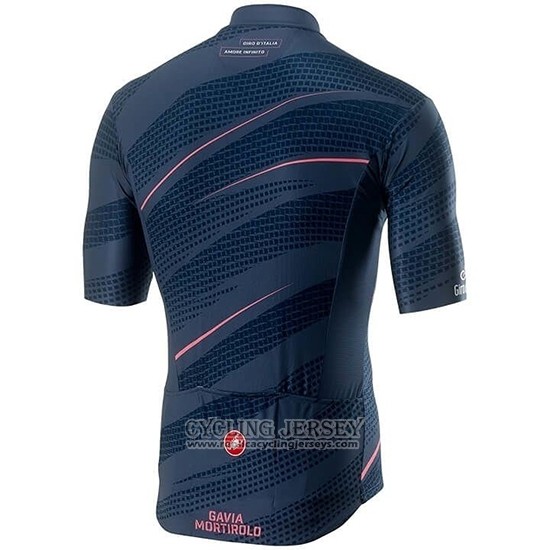 2019 Cycling Jersey Giro D'italy Dark Blue Short Sleeve And Bib Short